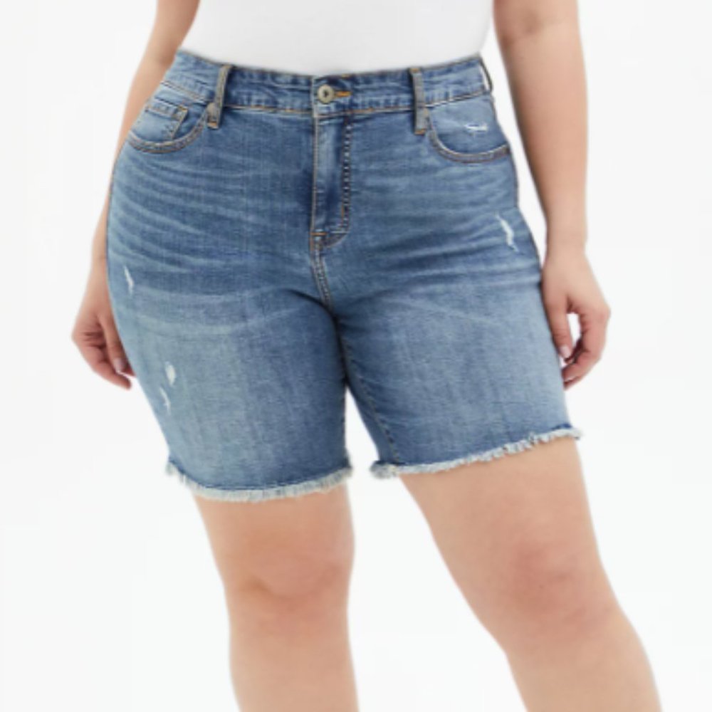 High Rise Bermuda Shorts(NWT)